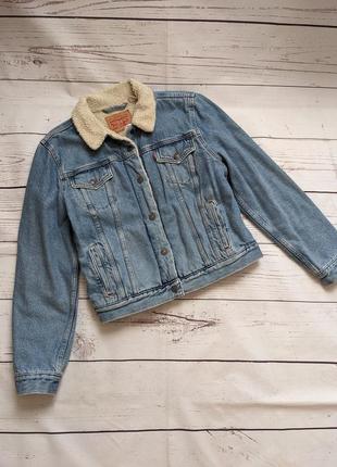 Джинсова куртка, шарпа, тепла шарпа від levis 2