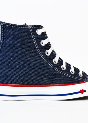 Брендовые новые высокие конверсы кеды converse all star2 фото