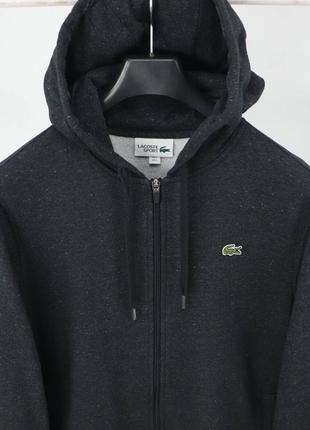 Чоловічий zip худі lacoste sport2 фото