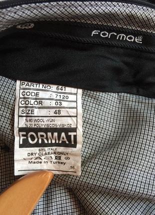 Классические шерстяные брюки format