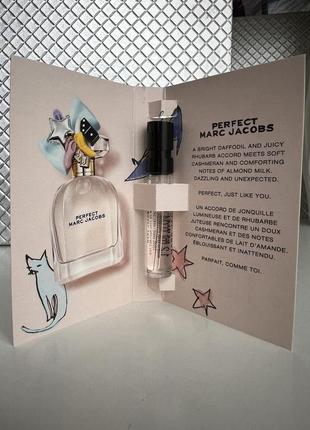 Marc jacobs - perfect parfum - оригинал. 1,2 ml пробник цветочного парфюма