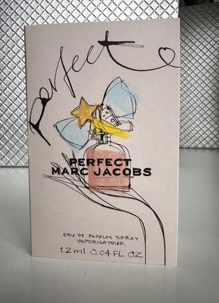 Marc jacobs - perfect parfum - оригинал. 1,2 ml пробник цветочного парфюма3 фото