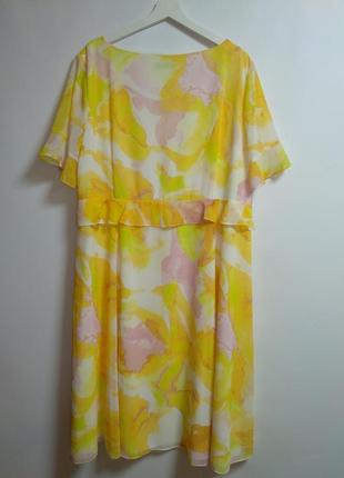 Брендова шифонова сукня дорогого бренду 24/58-60 розмір8 фото