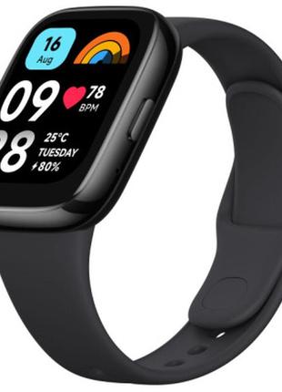 Смарт-годинник xiaomi redmi watch 3 active black4 фото