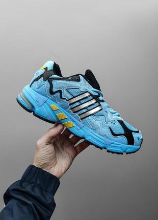 Adidas x bad bunny response blue black2 фото