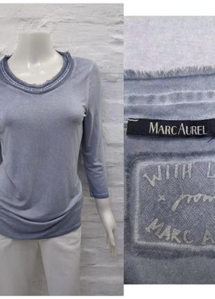 Marc aurel оригінальний лонгслів в техніці garment dyed