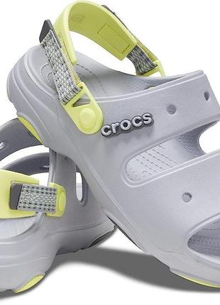 Crocs all-terrain sandal сандалии мужские крокс серые.