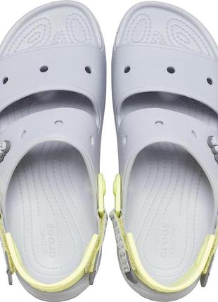 Crocs all-terrain sandal сандалии мужские крокс серые.3 фото