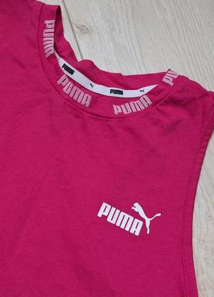 Хлопковая футболка спортивная puma2 фото