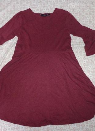 Плаття бордове, розмір євро 16, 443 фото