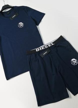 Брендовый мужской костюм с шортами diesel оригинал