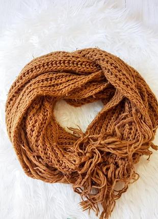 Масивный вязаный шарф от bershka