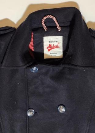 Пальто мужское pea coat score michail navy size m7 фото