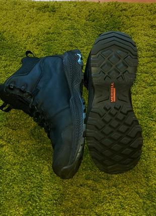 Ботинки merrell forestbound dry треккинговые кроссовки треккинговые кожаные ботинки водонепроницаемые ecco gore-tex6 фото