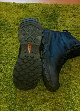 Черевики merrell forestbound dry шкіряні трекінгові водонепроникні чоботи кросівки ecco gore-tex5 фото