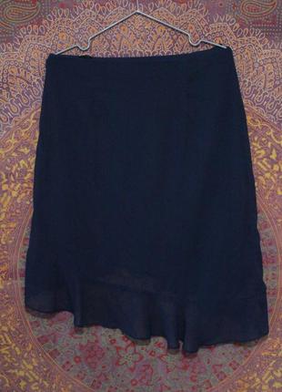 Асимметричная юбка мини с рюшами2 фото