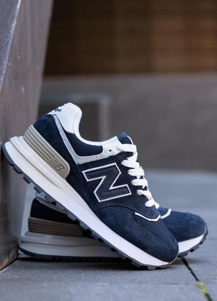 Жіночі кросівки new balance 574 legacy dark blue4 фото