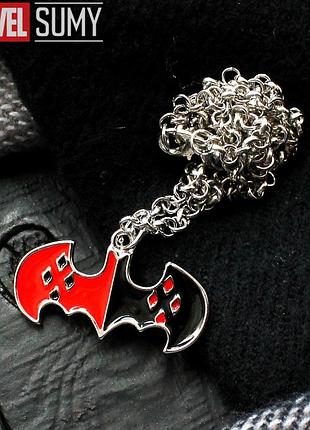 Кулон "харли куин / бэтмен" 😘