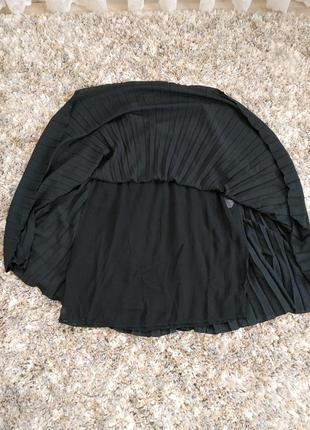 Шикарна чорна юбка пліссе la redoute5 фото