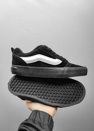 Кроссовки кроссовки ванс кну скул кроссы кроссовки vans knu skool black