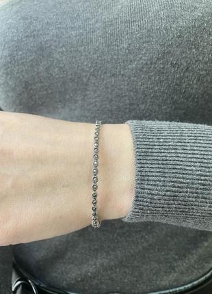 Твердий срібний браслет 925 проба (серебро, срібло)