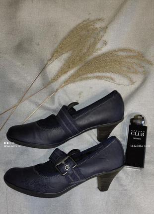 Туфли синие s.oliver 39/24.55 фото