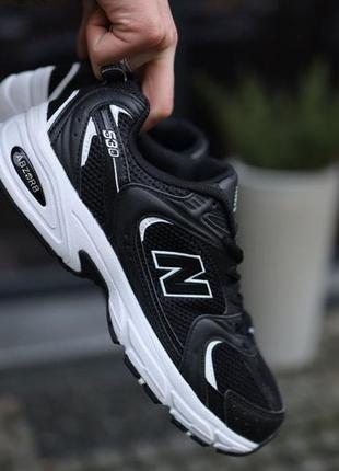 Кроссовки new balance 530 black white