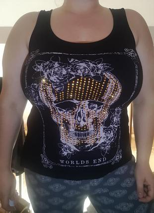 Майка 12/40 select rock с черепом 💀