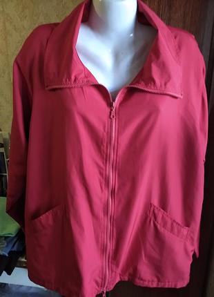 Легкая куртка ветровка на подкладке 50-52 укр