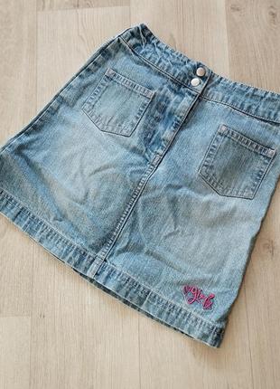 Джинсовая юбочка для девочек george