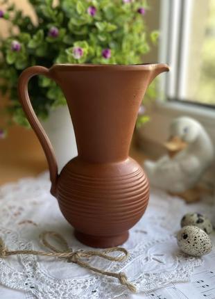 Кувшин керамический винтаж франция графин ваза3 фото