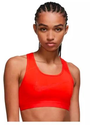 nike dark wmns dri-fit swoosh спортивний топ бра