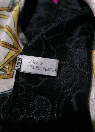 Шелковый платок, платок в стиле hermes гермес5 фото
