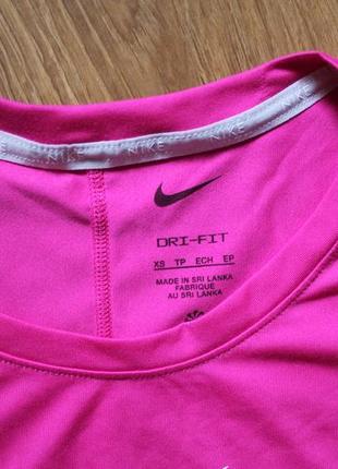 Футболка nike dark w nk one df clrk std ss crp tp pink3 фото