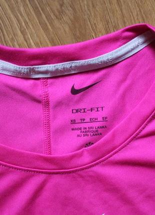 Футболка nike w nk one df clrk std ss crp tp pink3 фото