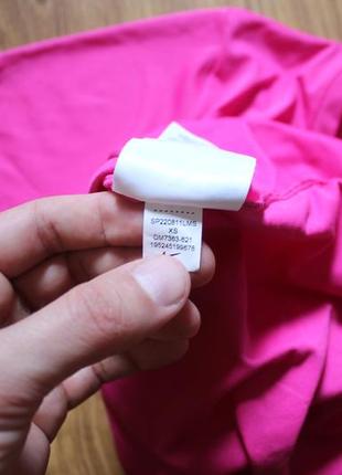 Футболка nike dark w nk one df clrk std ss crp tp pink4 фото