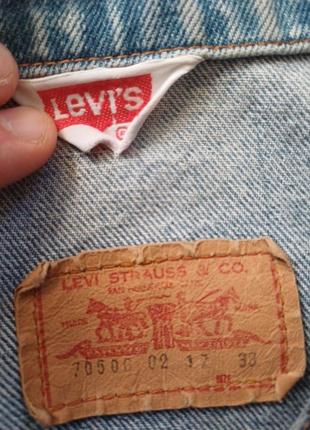 Куртка  джинсова levi's 70500 02 17 383 фото