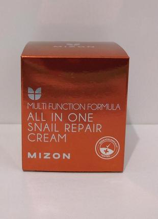 Відновлюючий крем з муцином равлика mizon all in one snail repair cream.2 фото