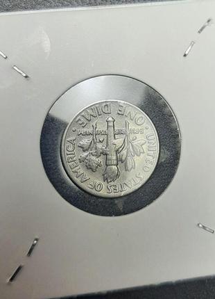 Монета сша 1 дайм, 1983 года6 фото