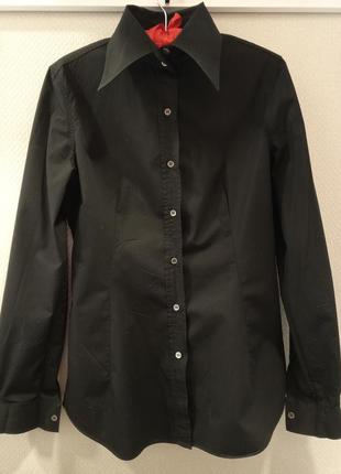 Dolche&gabbana,винтаж,хлопок,рубашка базовая черного цвета1 фото