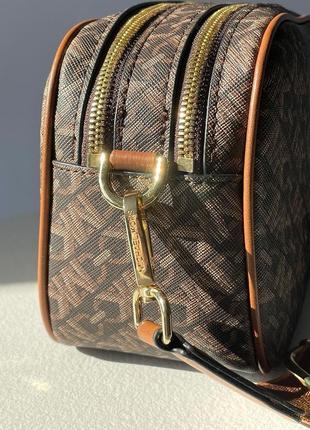 Сумка michael kors camera bag brown9 фото