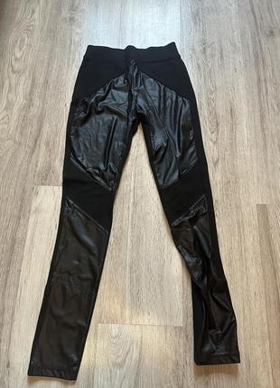 Лосины из искусственной кожи новые