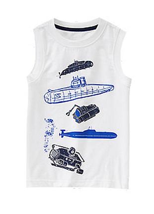 Летняя хлопковая майка gymboree на мальчика