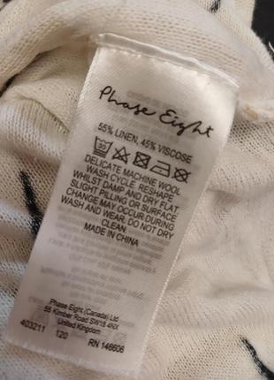 Лляна блуза ассіметрія льон преміум бренд m9 фото