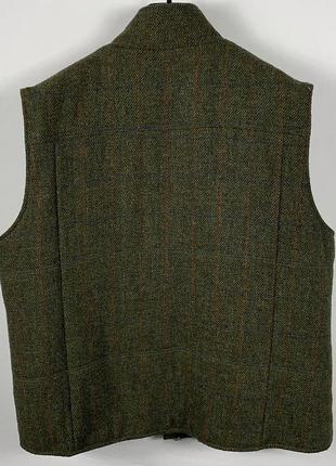 Вовняна жилетка harris tweed5 фото