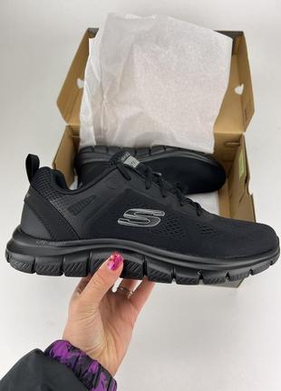 Кроссовки skechers track - broader 232698/bbk(km5160), оригинальные кроссовки скейчерс мужские черные1 фото