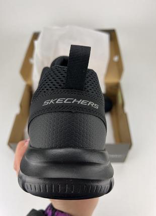 Кросівки skechers track - broader 232698/bbk(km5160), оригінальні кросівки скейчерс чоловічі чорні5 фото