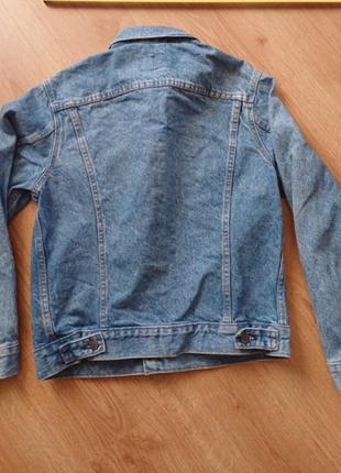 Куртка джинсовая винтажная vintage levi's 70500 размер s3 фото