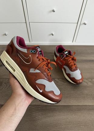 Nike air max 1 x patta оригинал do9549-200 37,5,38,5,39р