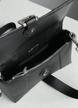 Сумка balenciaga black hourglass sling bag10 фото